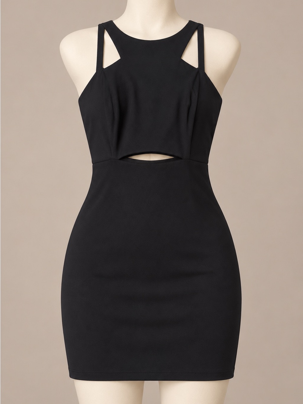 Jump Black Cutout Mini Dress